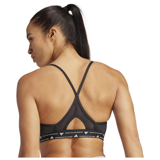 Adidas Γυναικείο μπουστάκι Aeroreact 3-Stripes Bra Adidas Γυναικείο μπουστάκι Aeroreact 3-Stripes Bra